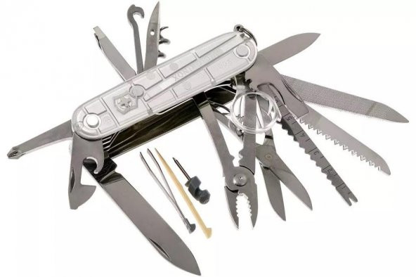 Victorinox SwissChamp Silver 1.6794.T7 İsviçre Çakısı 91mm 33F - 3