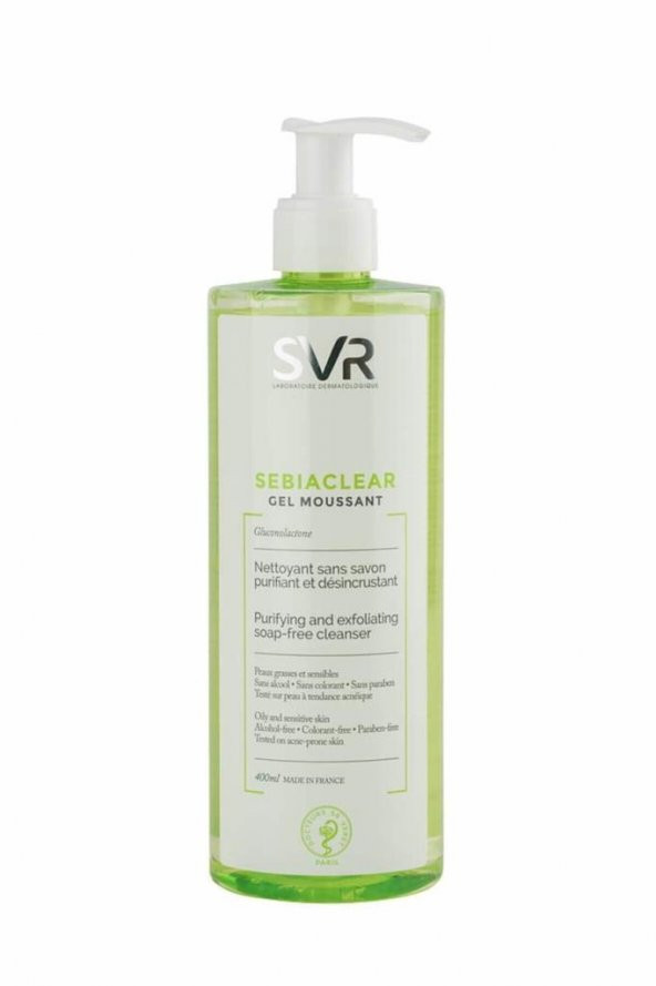 SVR Sebiaclear Köpüren Temizleme Jeli 400 ml