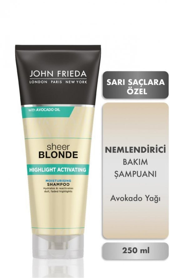 John Frieda Sarı Saçlara Özel Nemlendirici Şampuan 250 ml