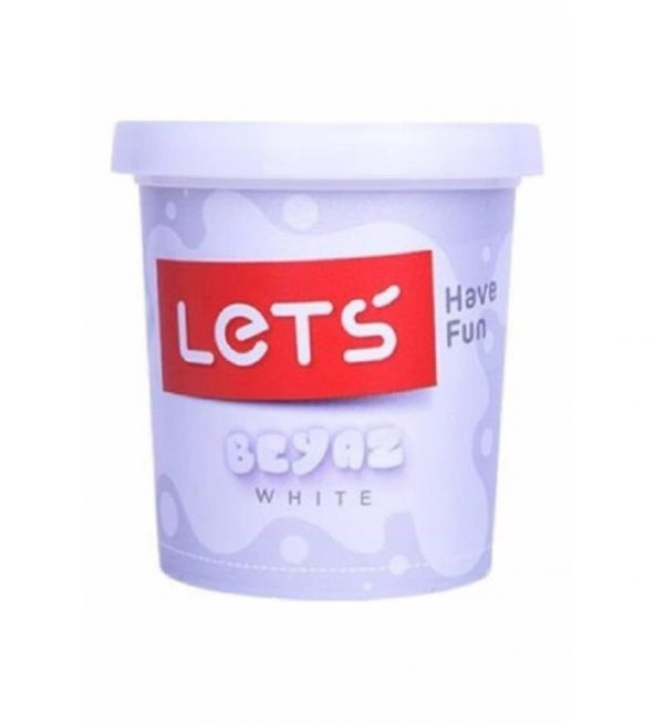 Lets Oyun Hamuru Tek Renk Beyaz 115 GR L8440-5