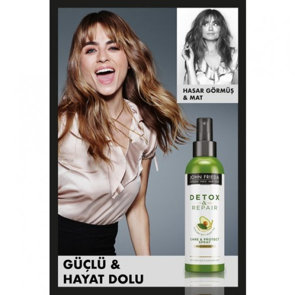 John Frieda Detoks Etkili Güçlendirici ve Koruyucu Saç Spreyi 200 ml - 6