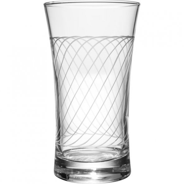 Kcd Linda Kesme El Dekor Yaldızlı 6 Adet Desenli Su ve Meşrubat Bardak Takımı - Resim 2