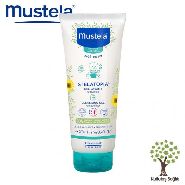 Mustela Stelatopia Cleansing Gel 200 ml