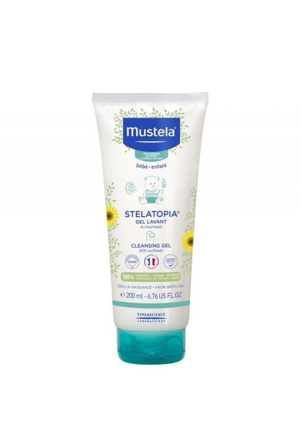 Mustela Stelatopia Cleansing Gel 200 ml - 2