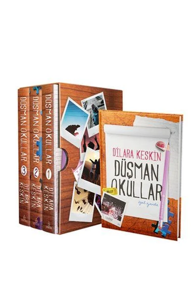 Düşman Okullar Seti 3 Kitap Takım Ciltli