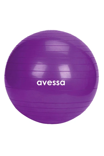 Avessa 65 Cm Pilates Topu Poşet Ambalaj BPT-65 Mor ürün görseli