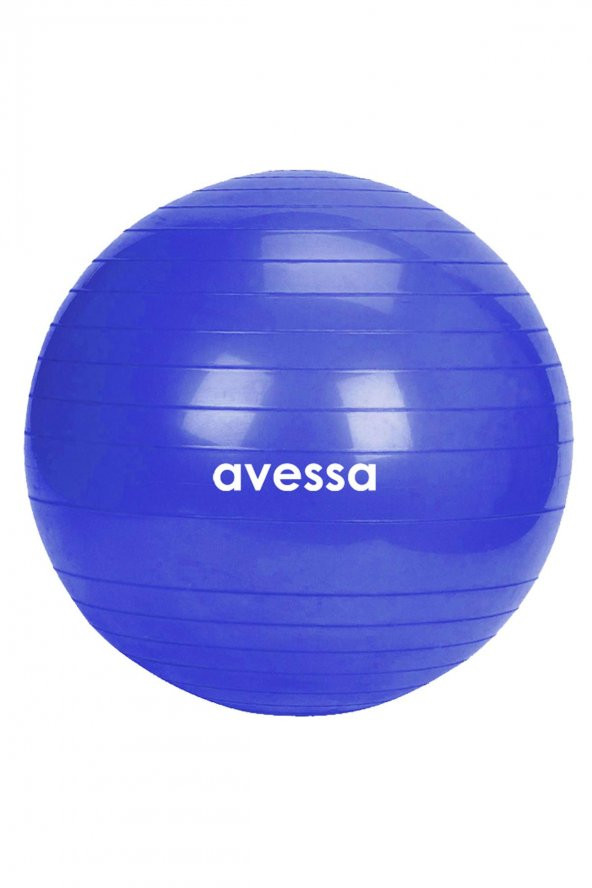Avessa 65 Cm Pilates Topu Poşet Ambalaj BPT-65 Mavi