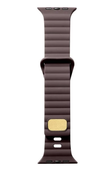 Apple Watch Ultra 49mm Uyumlu KRD-73 Şerit Tasarım Lüx Silikon Kordon - 6