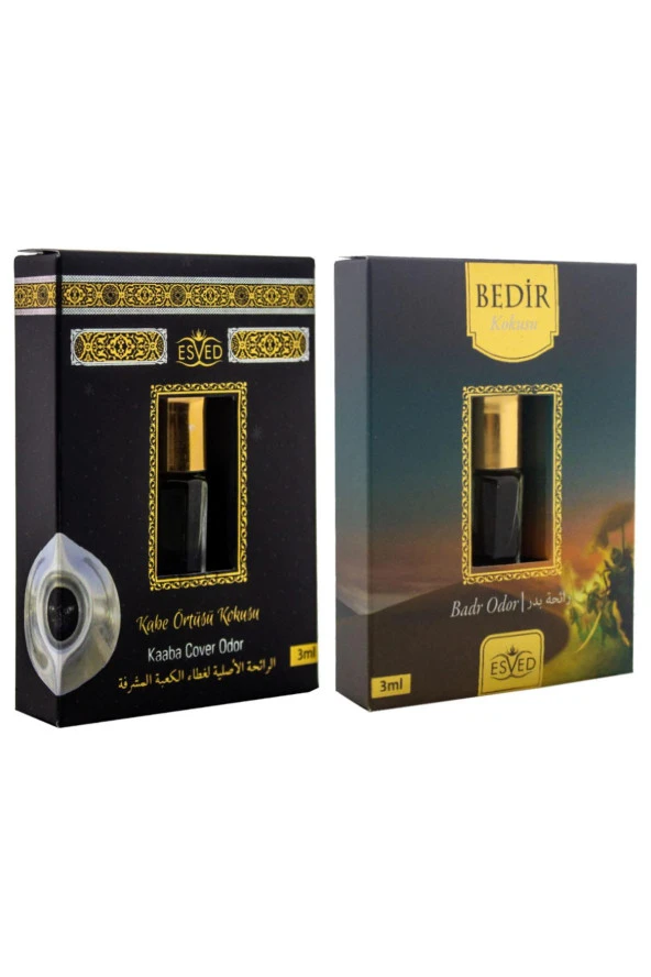 Kabe Örtüsü Kokusu Ve Bedir Kokusu Alkolsüz Esans 3Ml ürün görseli