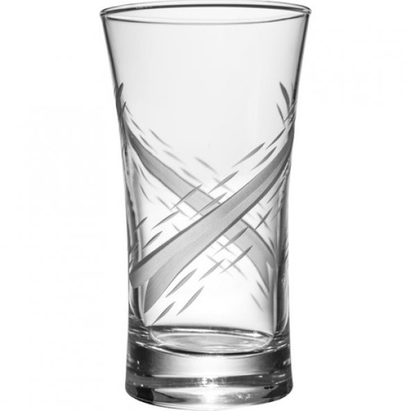 Kcd Estella Kesme El Dekor Yaldızlı 6 Adet Desenli Su ve Meşrubat Bardak Takımı - Resim 2