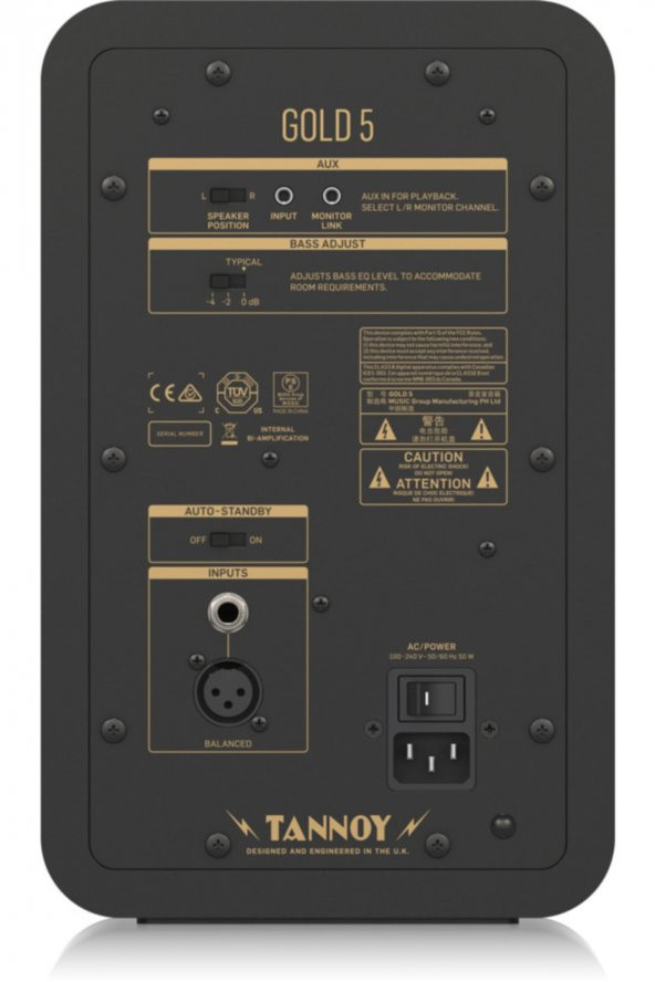 GOLD5 5 Inc Stüdyo Referans Monitörü (tek) - 2