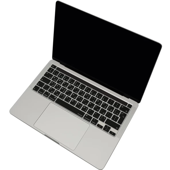 Arapca MacBook Pro Klavye Koruyucu – 13 Inc Silikon Kapak M1 M2 Uyumlu UK Ters L Enter - Resim 10