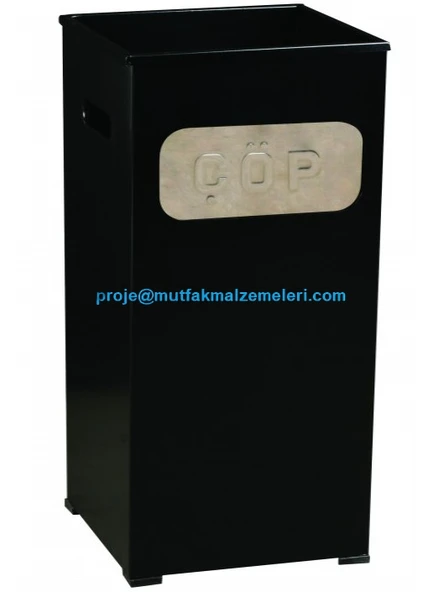 Boyalı Kare Çöp Kutusu