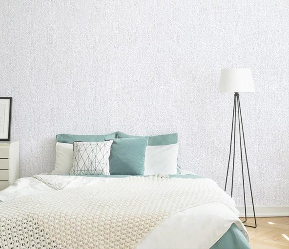 Renkli Duvarlar 50x280 Cm Kendinden Yapışkanlı Alüminyum Folyolu Isı Ses Yalıtımlı Duvar Kağıdı Paneli Dekor Beyaz - 8