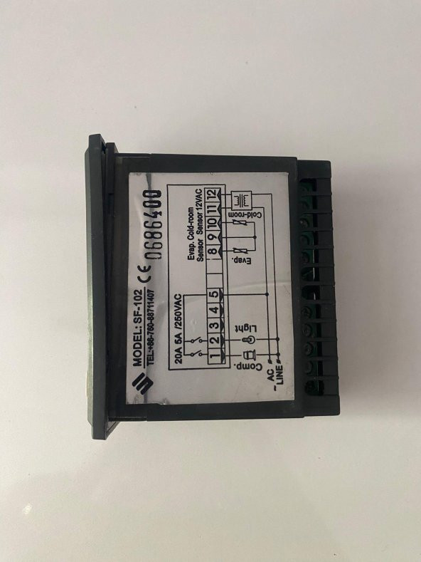 SF-102 Elektronik Sıcaklık Kontrol Cihazı Termostat Sensörsüz - 2