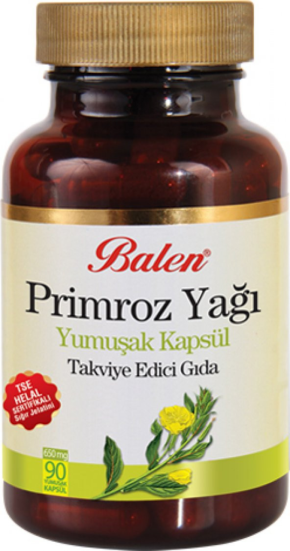 Balen Primroz Yağı 500 Mg X 90 Yumuşak Kapsü - 1