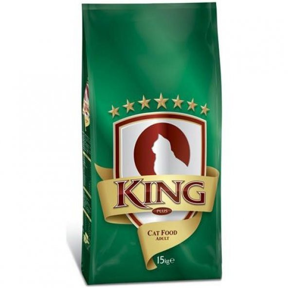 King Adult Cat Balıklı Kedi Maması 15 Kg