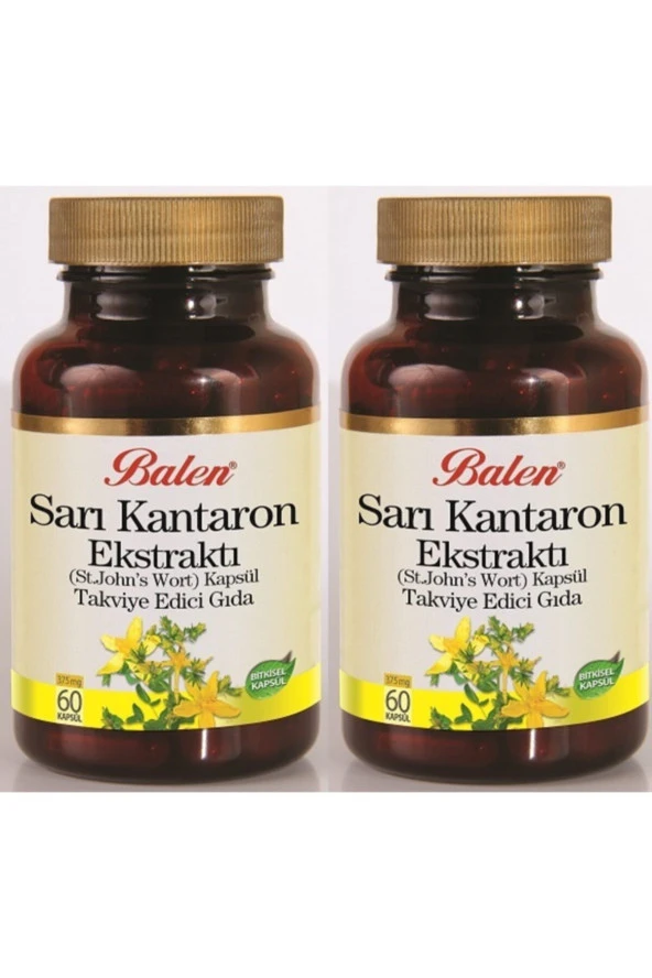 Balen Sarı Kantaron(st.john's Wort) 375 Mg*60 Kapsül 2 Kutu ürün görseli 1