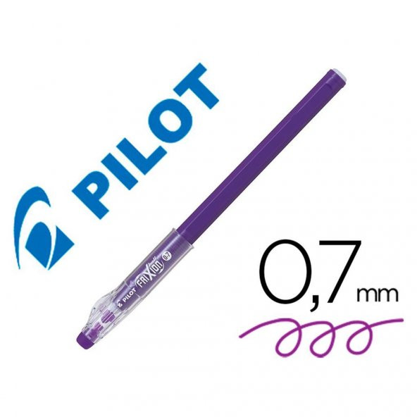 Pilot Frixion Ball Stick Roller Silinebilir Jel Kalem 0.7 mm Mor F12-V 12 Adet - 2