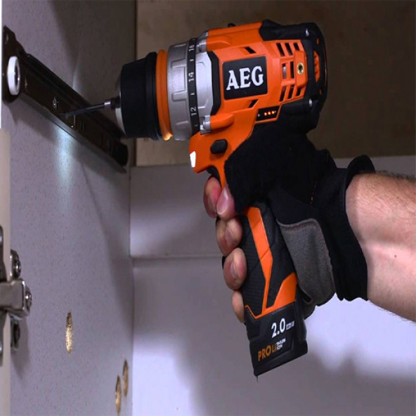 Aeg BS 12 C2 LI Çift Akülü Matkap Lithium ion 12 V 2.0 Ah - 3