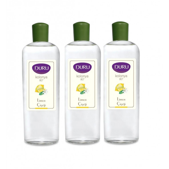 Duru Kolonya Limon Pet Şişe 400 Ml x 3 Adet