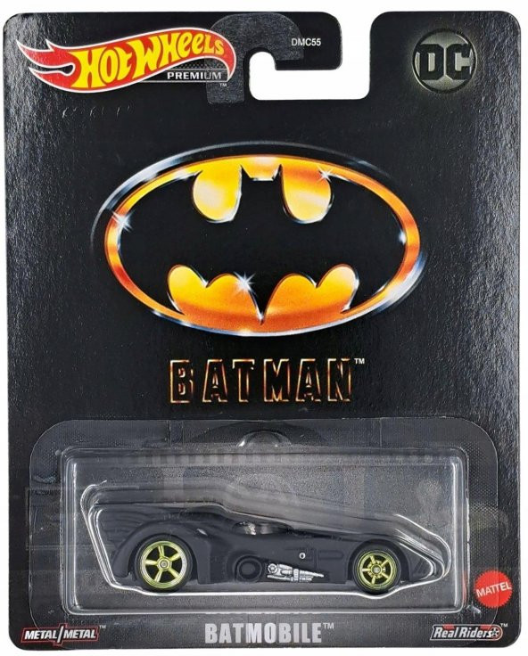 Hot Wheels Premium Gösteri Dünyası Araçları Batmobile DMC55 HKC22