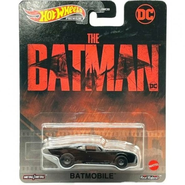 Hot Wheels Premium Gösteri Dünyası Araçları Batmobile DMC55 GRL75