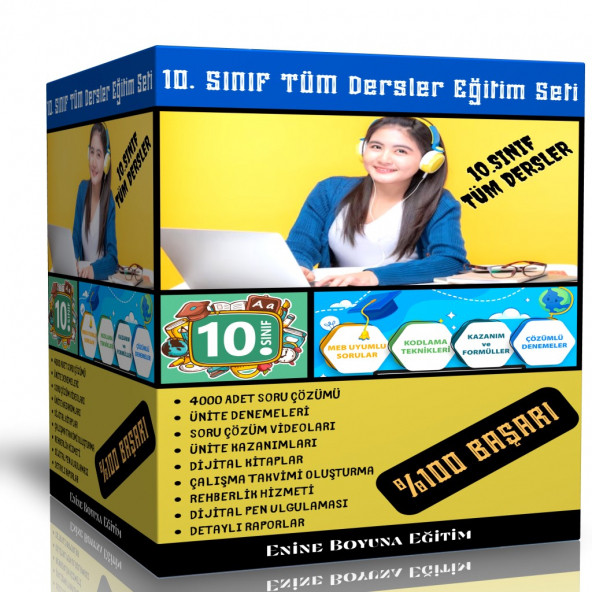 10. Sınıf Tüm Dersler Dijital Eğitim Seti