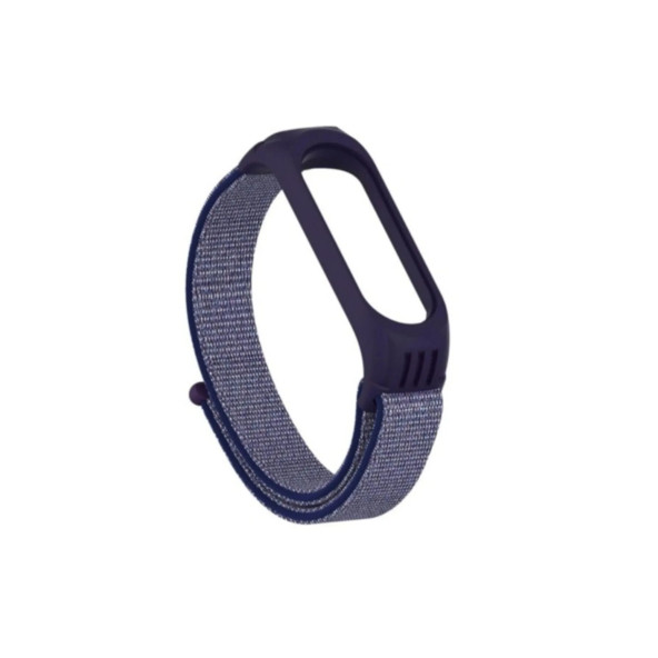 Xiaomi Mi Band 6 Mi Band 5 Akıllı Bileklik Uyumlu Hasır Kumaş Cırtlı Kordon Kayış - 7