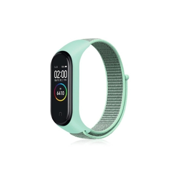 Xiaomi Mi Band 6 Mi Band 5 Akıllı Bileklik Uyumlu Hasır Kumaş Cırtlı Kordon Kayış - 11