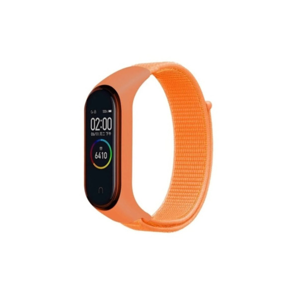 Xiaomi Mi Band 6 Mi Band 5 Akıllı Bileklik Uyumlu Hasır Kumaş Cırtlı Kordon Kayış - 12