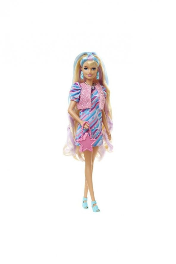 Barbie Upuzun Muhteşem Saçlı Bebekler Mattel Lisanslı - HCM87-HCM88