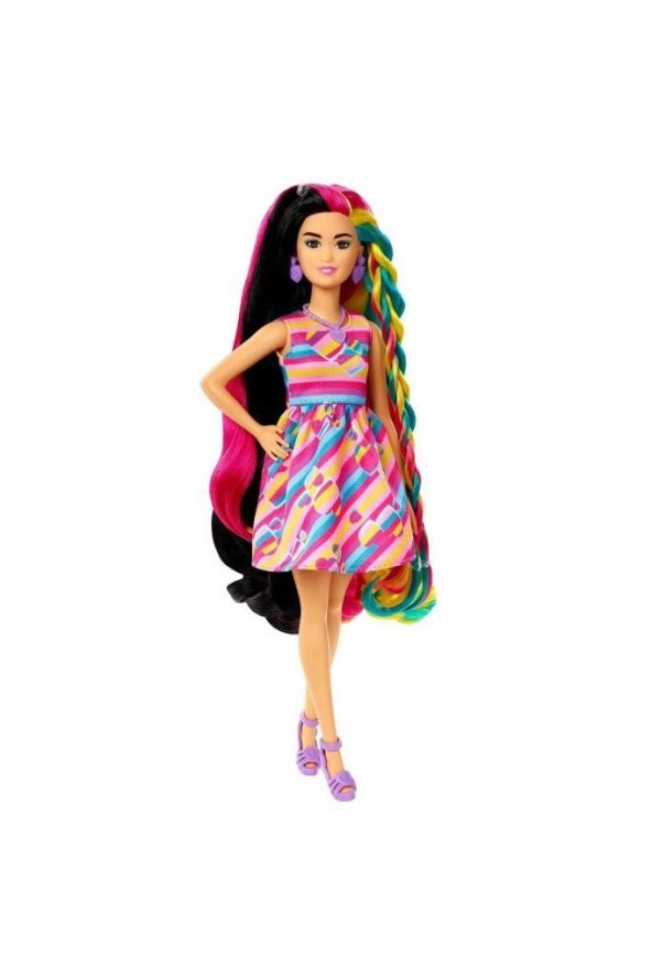 Barbie Upuzun Muhteşem Saçlı Bebekler Mattel Lisanslı - HCM87-HCM90
