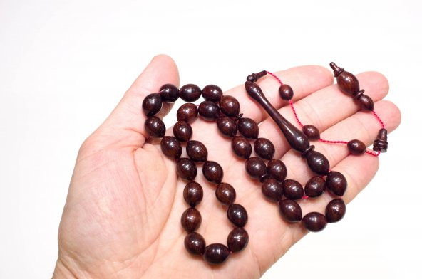 Yılan Ağacı Tesbih 33'lü 9cmx12cm  Günay ocakbaşı  Yapımı - 4
