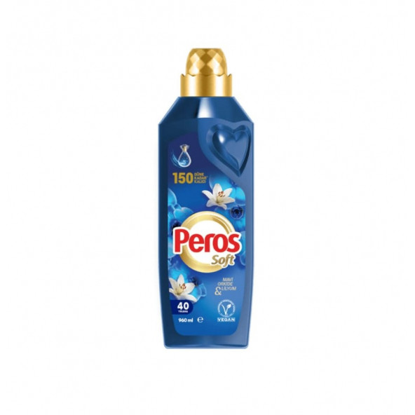 Peros Soft Konsantre Yumuşatıcı Mavi Orkide ve Lilyum 960 ml 40 Yıkama