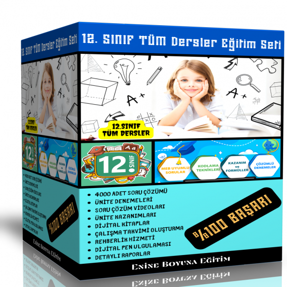 12. Sınıf Tüm Dersler Dijital Eğitim Seti