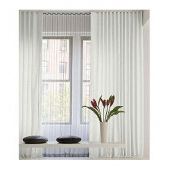 TAÇ SATEN GÜNEŞLİK PERDE - EN 115 cm - 2