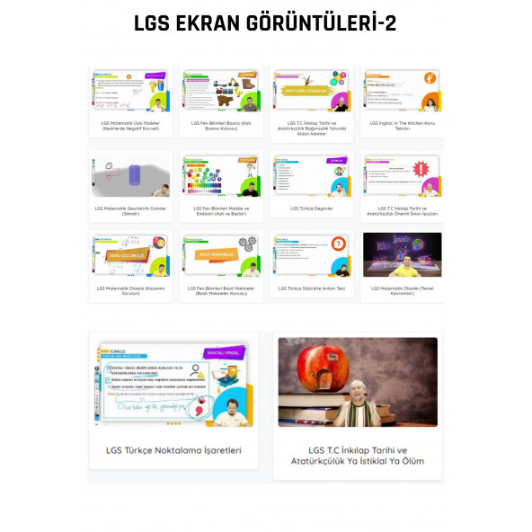 LGS Tüm Dersler Eğitim Seti (Dijital-Online) - 3