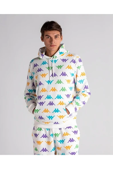 Kappa 341J4TW001 Authentic Squared Erkek Sweatshirt - 5