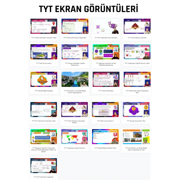 TYT Tüm Dersler Eğitim Seti (Dijital-Online) - 2