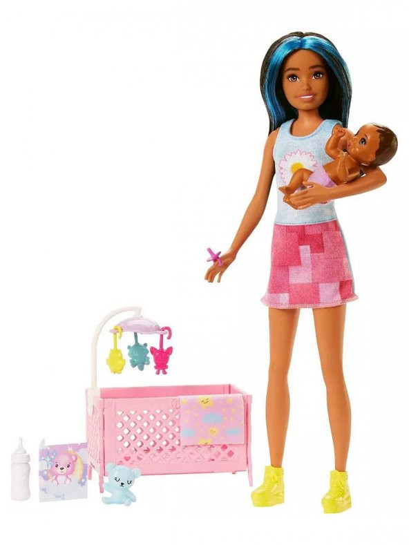 Barbie Bebek Bakıcısı Bebeği Ve Aksesuarları Oyun Setleri