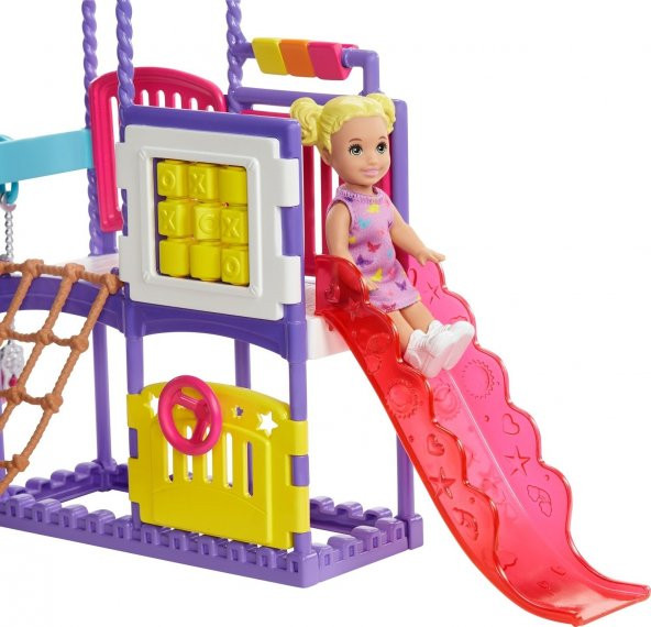 Barbie Bebek Bakıcısı Skipper ve Oyun Parkındaki Bebekleri Seti - 3