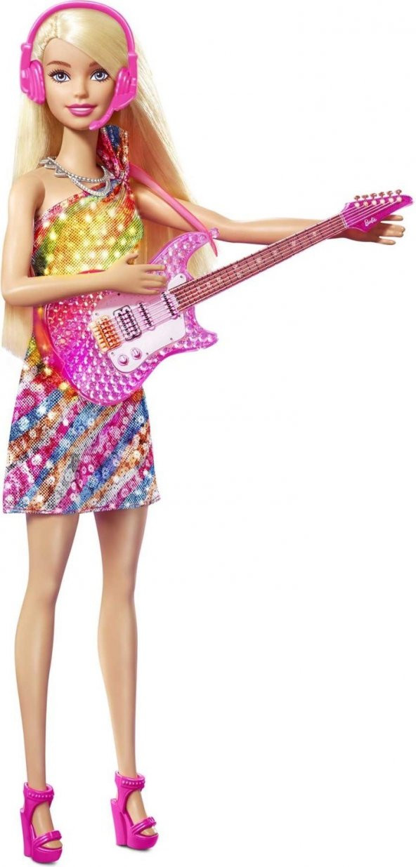 Barbie Malibu Şarkıcı Bebek (30 cm, Sarışın), Barbie
