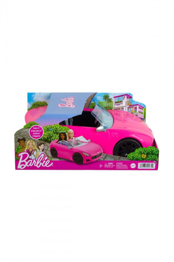 Barbie Barbienin Arabası, Üstü Açık İki Kişilik Araç - Resim 2