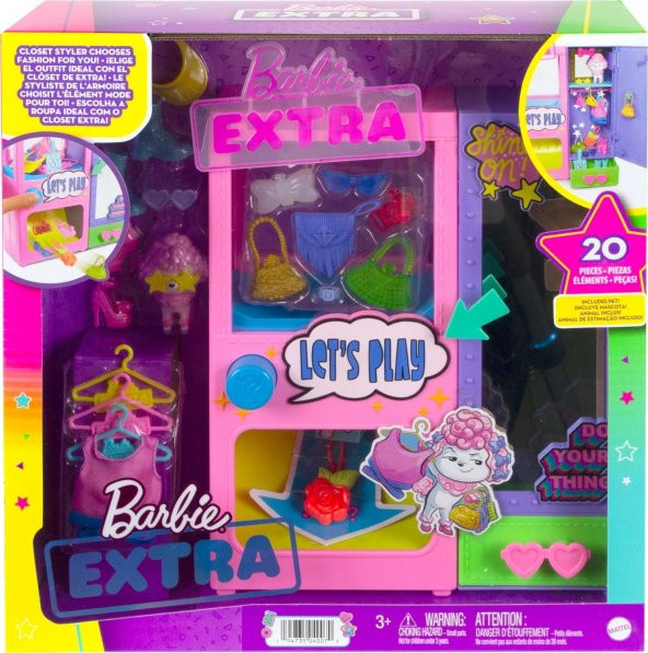 Barbie Extra Kıyafet Otomatı Oyun Seti HFG75 - Resim 6