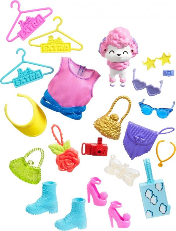 Barbie Extra Kıyafet Otomatı Oyun Seti HFG75 - Resim 7