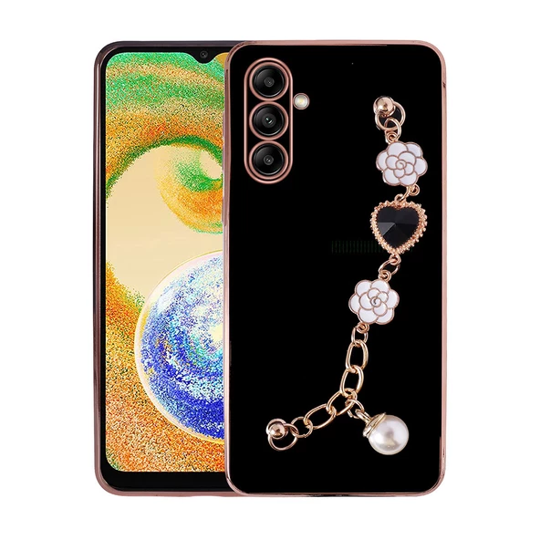 Galaxy A04S Kılıf El Tutamaçlı Kamera Korumalı Taka Silikon Kılıf - Resim 12