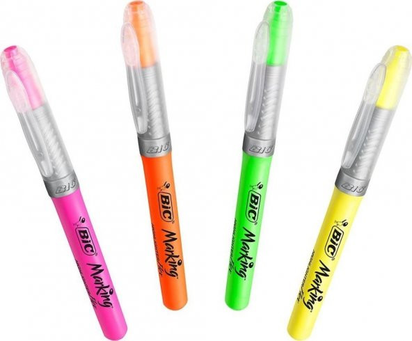 Bic Highlighter Flex Fosforlu Kalem 4 Renk - 2
