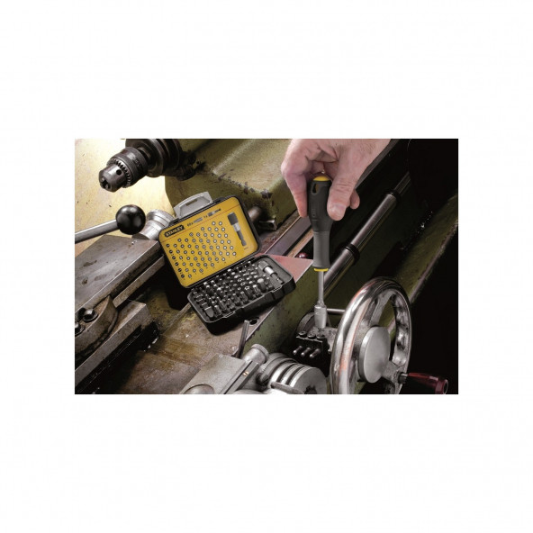 Stanley 1-13-902 Multi Bits Seti 61'li ¼ 25 mm + Manyetik Kilitli Tutucu - 2