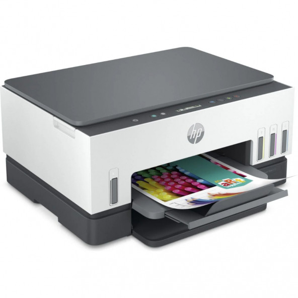 HP Smart Tank 670 Fotokopi  Tarayıcı  Wi-Fi  AirPrint  Çift Taraflı Renkli Tanklı Yazıcı 6UU48A - 1
